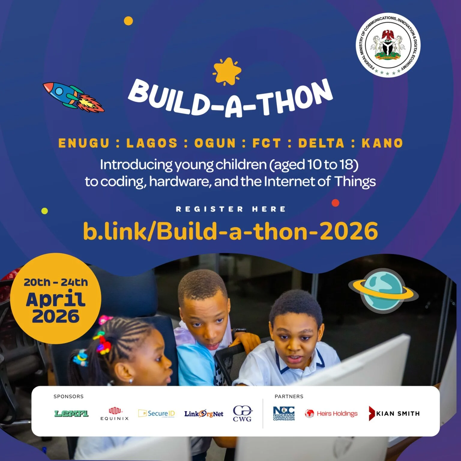 Build‑A‑Thon Holiday Camp for students